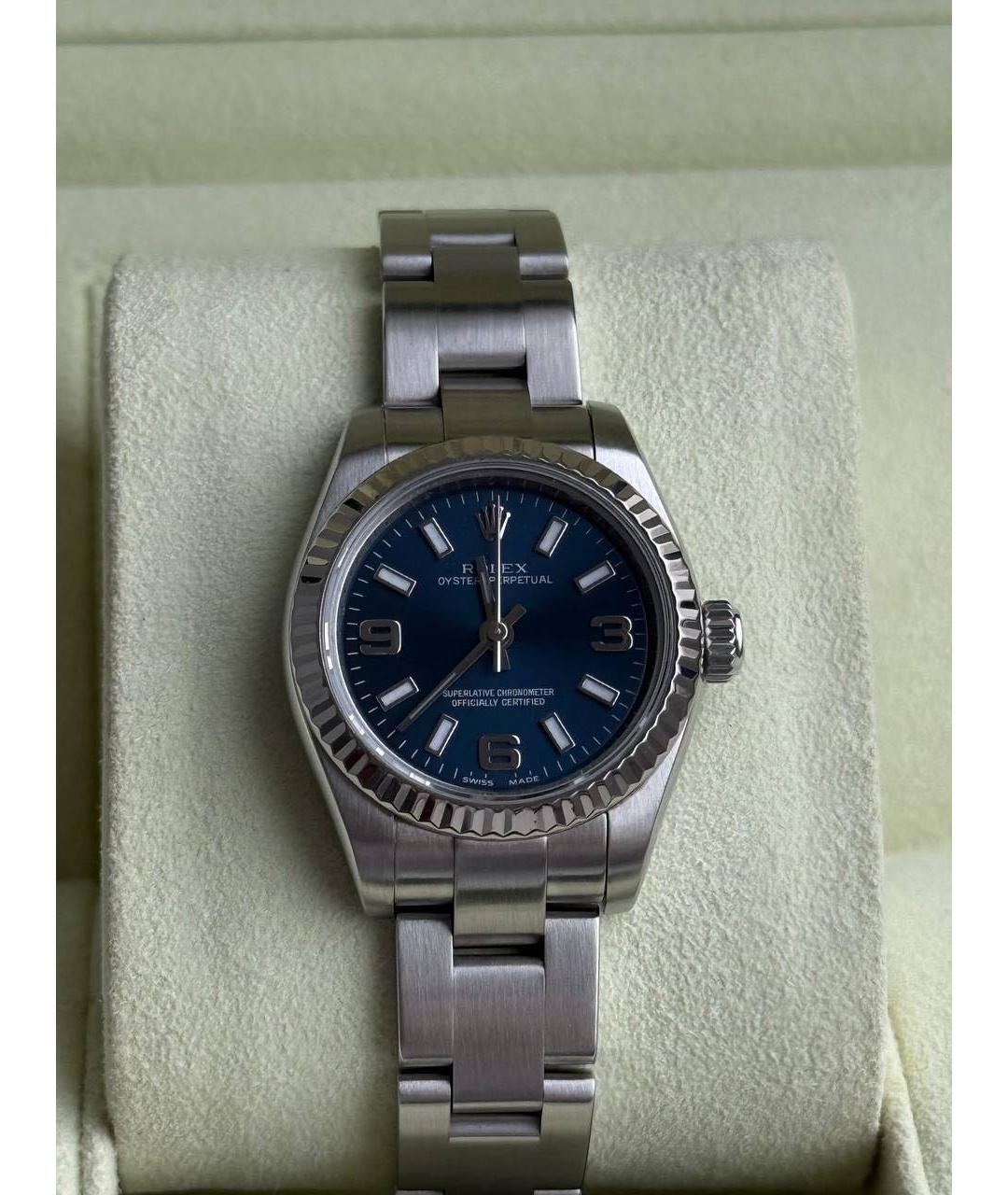 ROLEX Белые часы из белого золота, фото 7