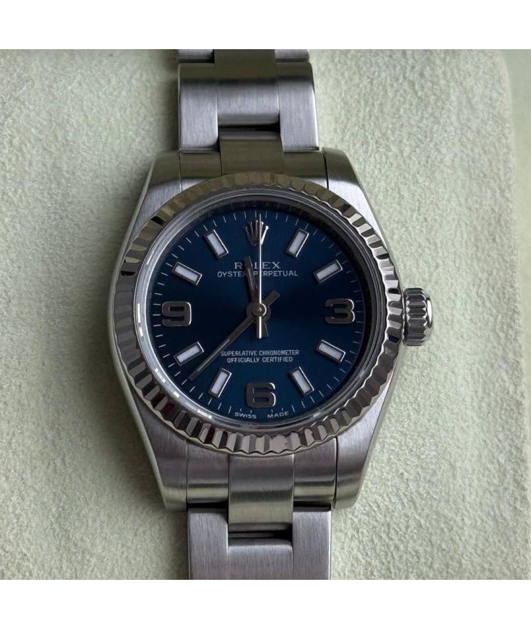 ROLEX Белые часы из белого золота, фото 2