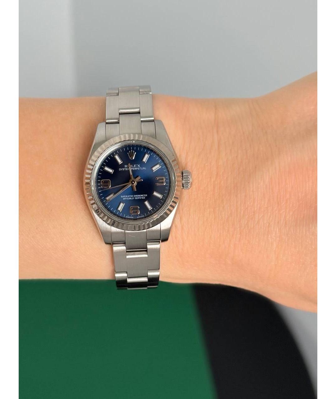 ROLEX Белые часы из белого золота, фото 8