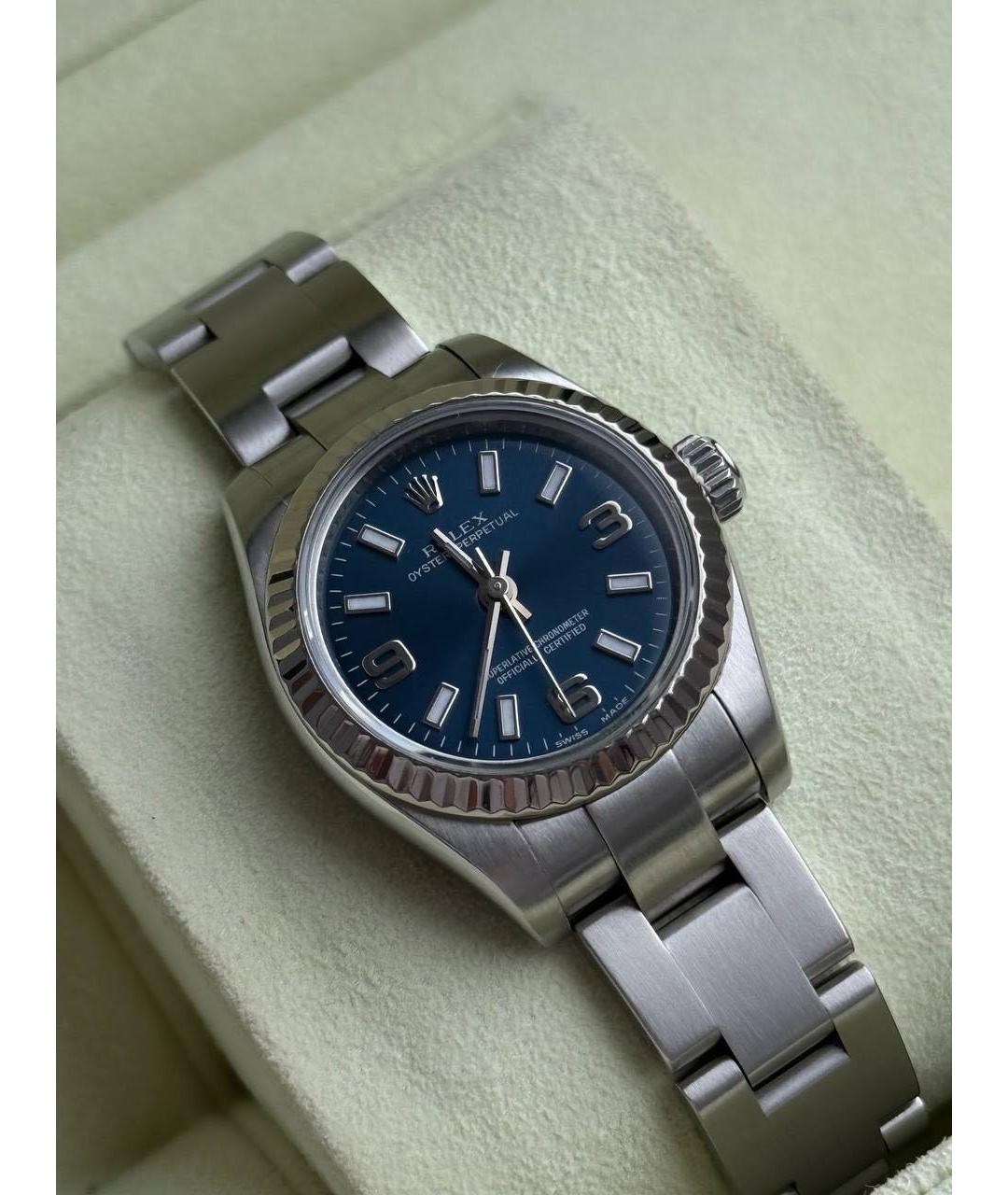 ROLEX Белые часы из белого золота, фото 4