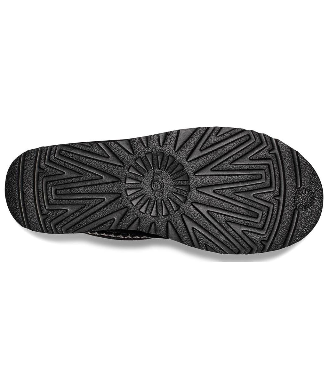 UGG AUSTRALIA Черные нубуковые ботинки, фото 7