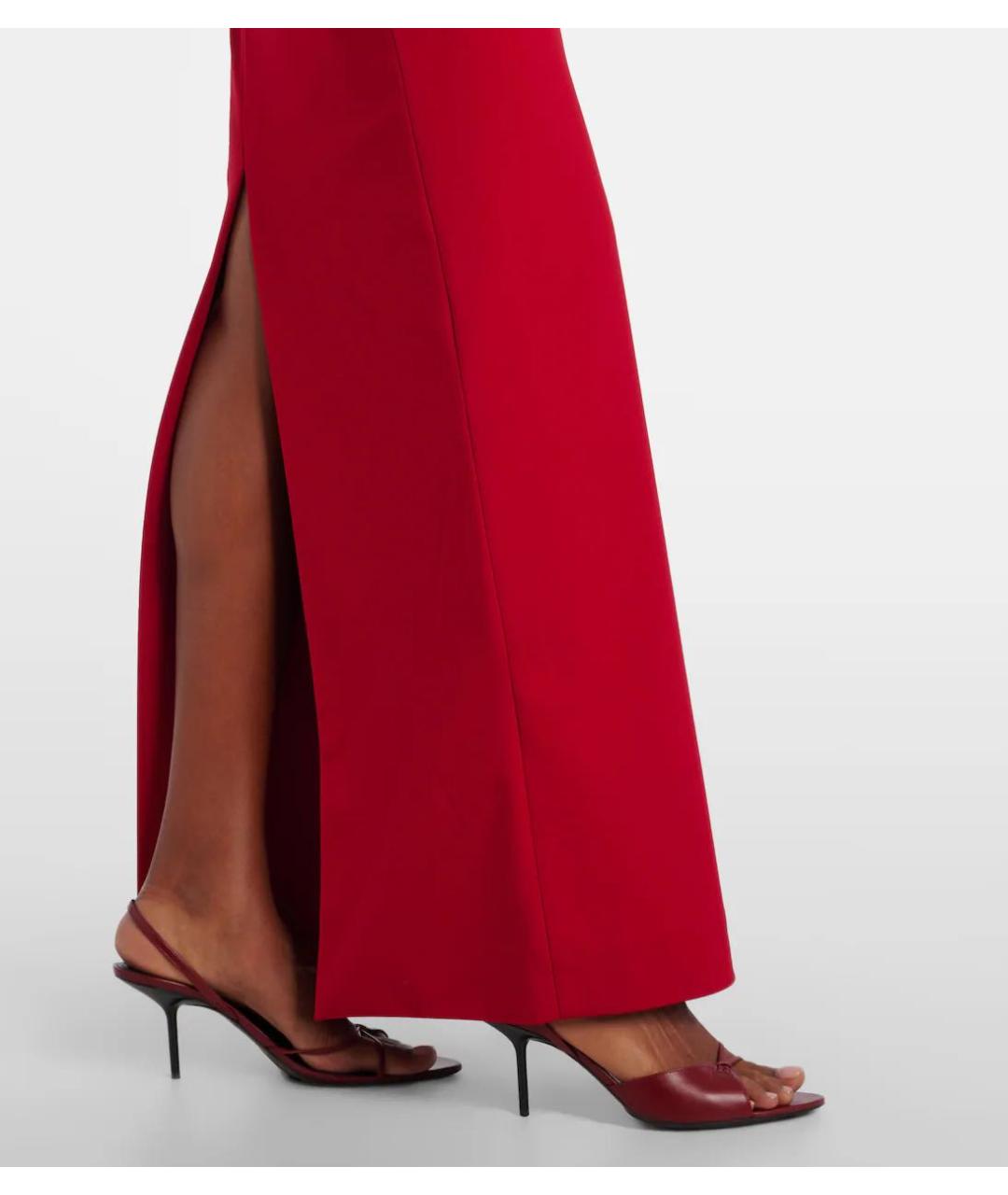 SOLACE LONDON Красное полиэстеровое коктейльное платье, фото 4