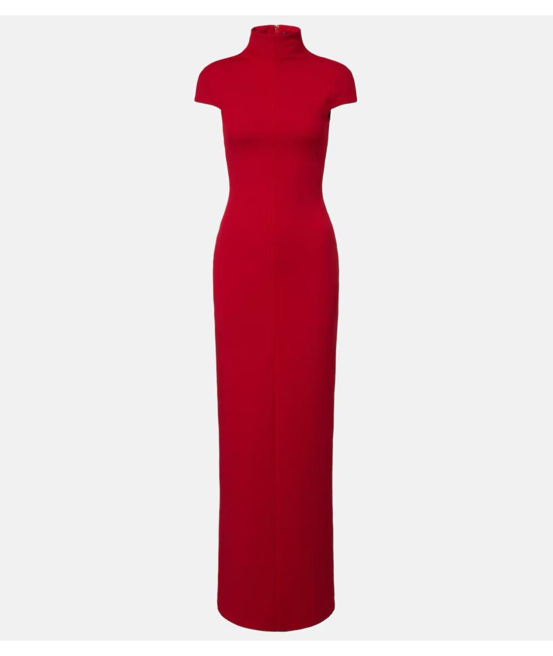 SOLACE LONDON Красное полиэстеровое коктейльное платье, фото 5