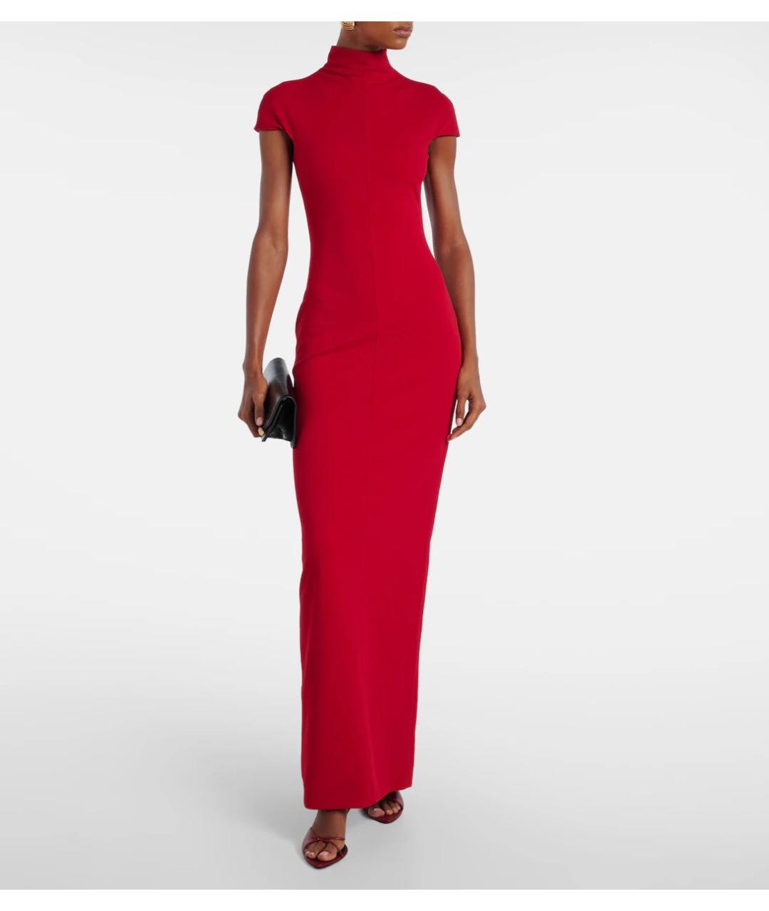 SOLACE LONDON Красное полиэстеровое коктейльное платье, фото 2