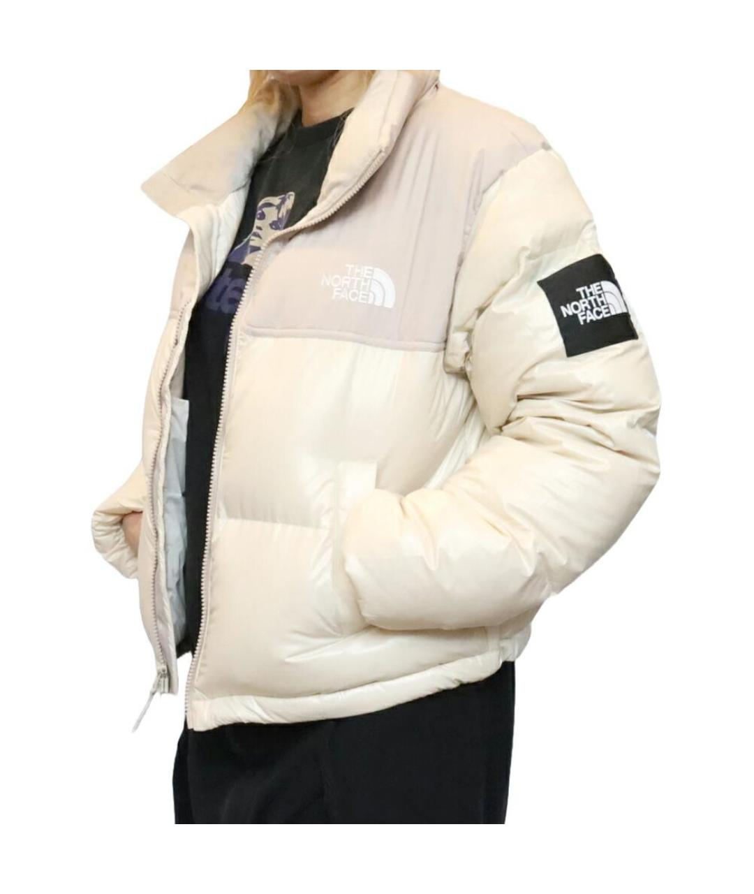 THE NORTH FACE Бежевый пуховик, фото 3