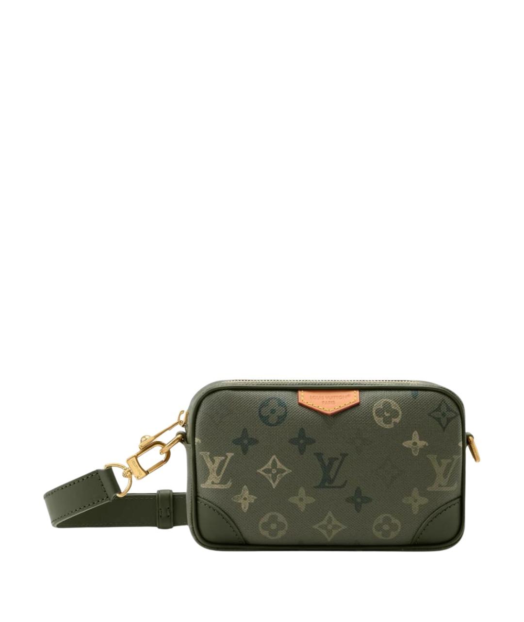 LOUIS VUITTON Хаки сумка на плечо, фото 1