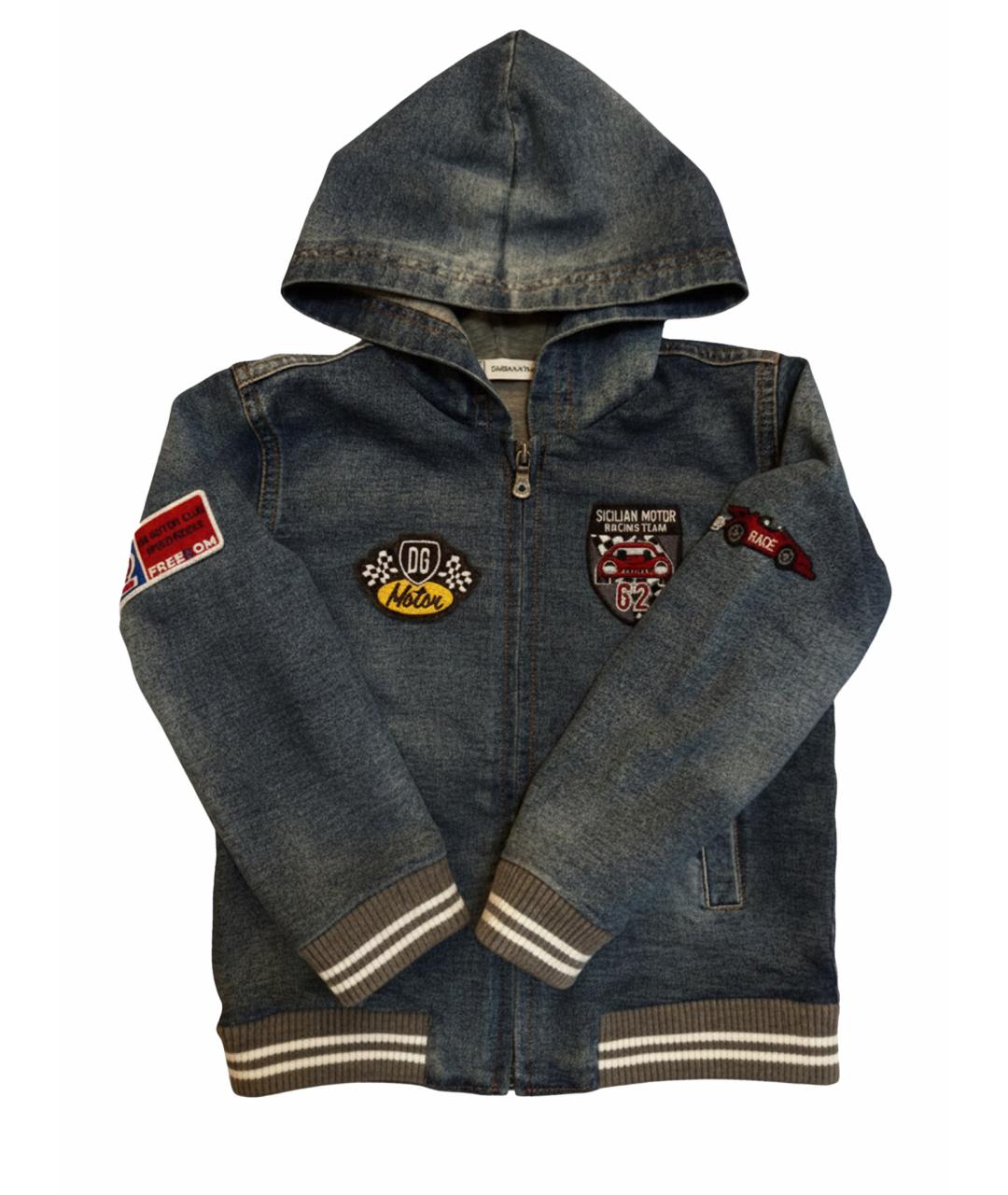 DOLCE&GABBANA Синий деним комплект, фото 1