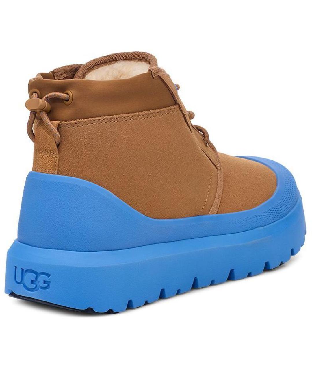 UGG AUSTRALIA Синие замшевые высокие ботинки, фото 4