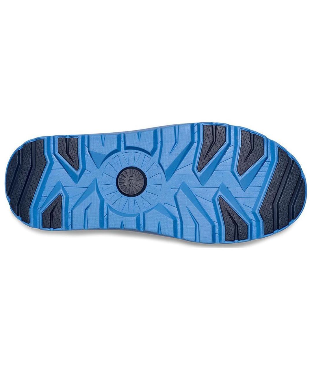 UGG AUSTRALIA Синие замшевые высокие ботинки, фото 6