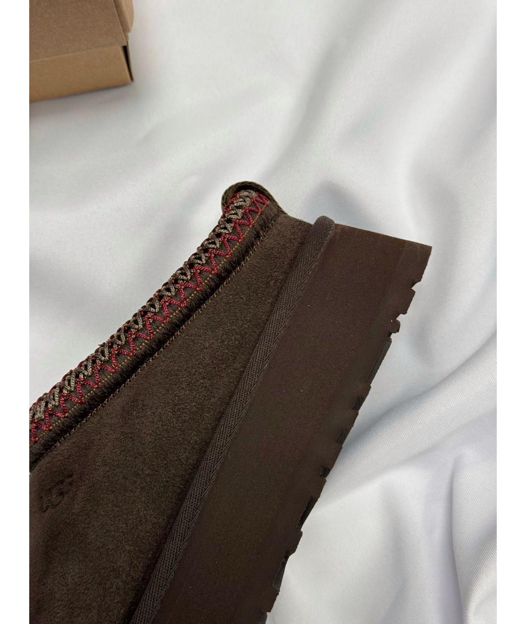 UGG AUSTRALIA Коричневые замшевые сабо, фото 5