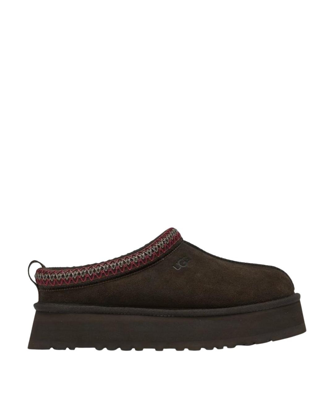 UGG AUSTRALIA Коричневые замшевые сабо, фото 1