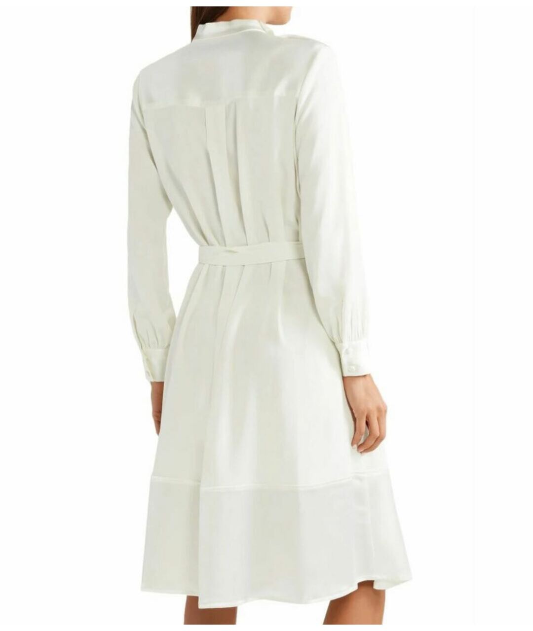CO Белое полиэстеровое повседневное платье, фото 4