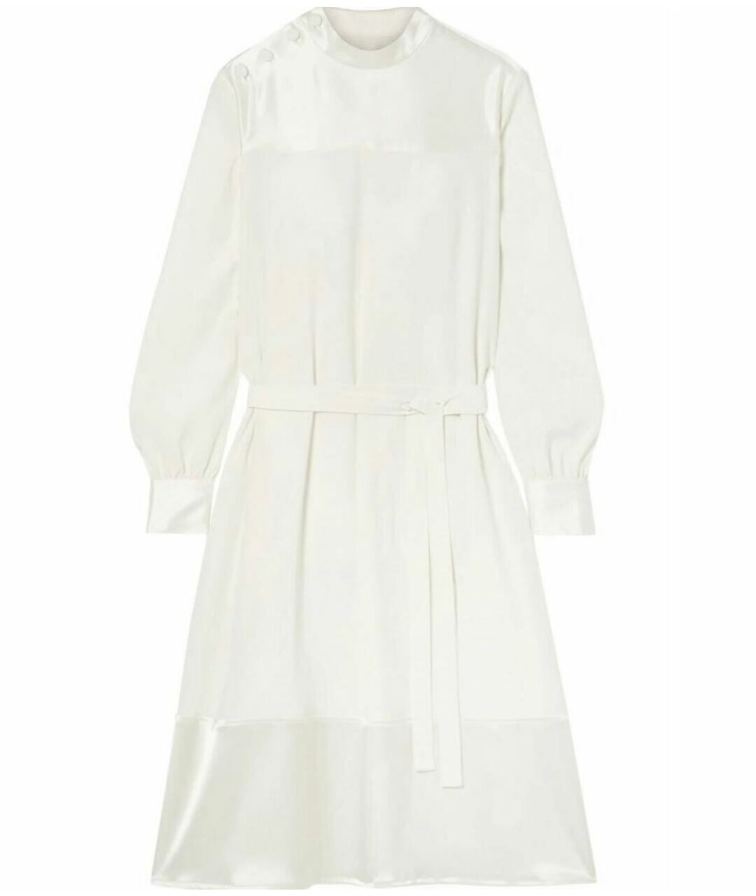 CO Белое полиэстеровое повседневное платье, фото 1