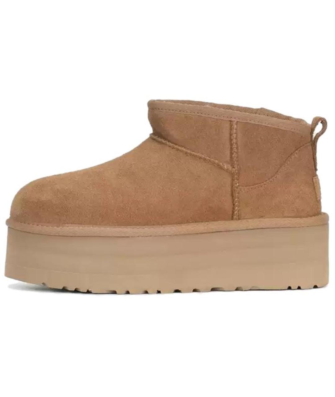 UGG AUSTRALIA Коричневые замшевые ботинки, фото 2