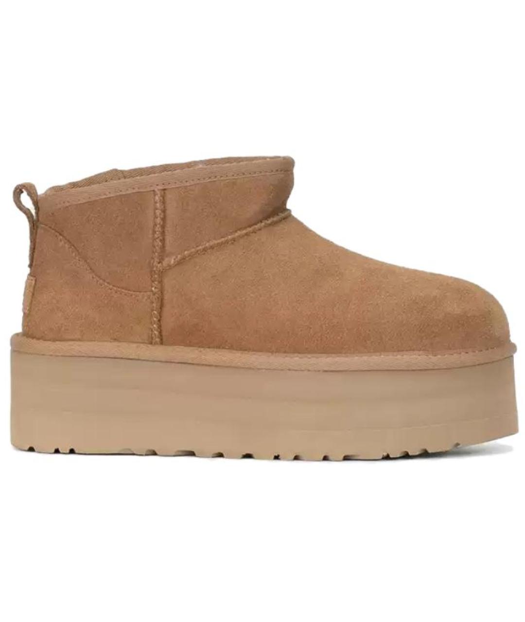 UGG AUSTRALIA Коричневые замшевые ботинки, фото 1