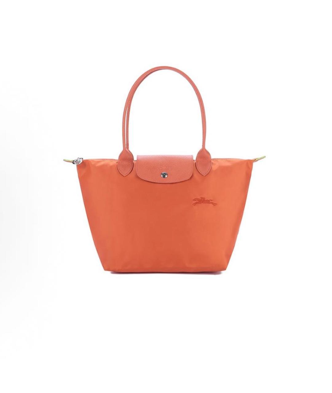 LONGCHAMP Оранжевая сумка тоут, фото 5