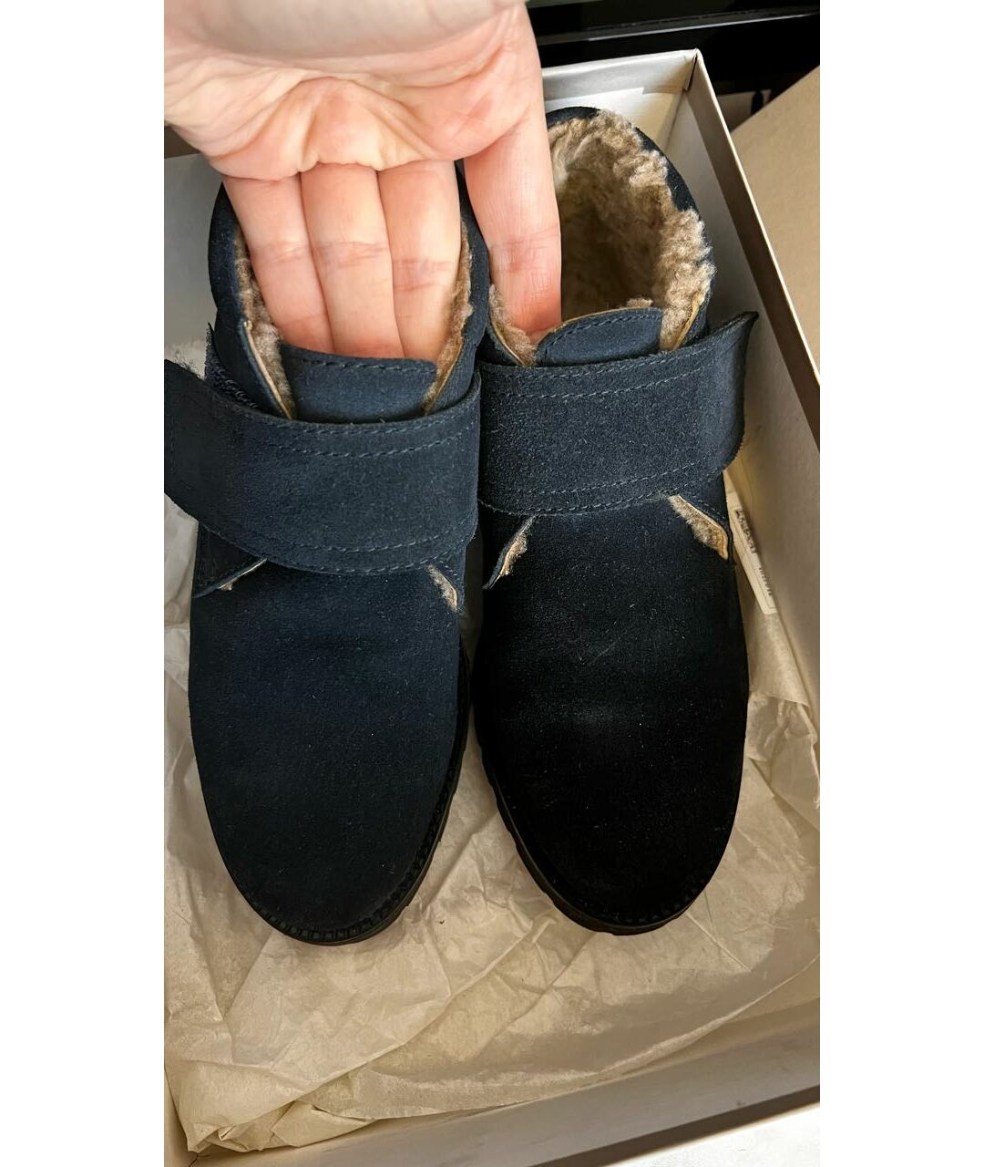 BEBERLIS Темно-синие замшевые ботинки, фото 6