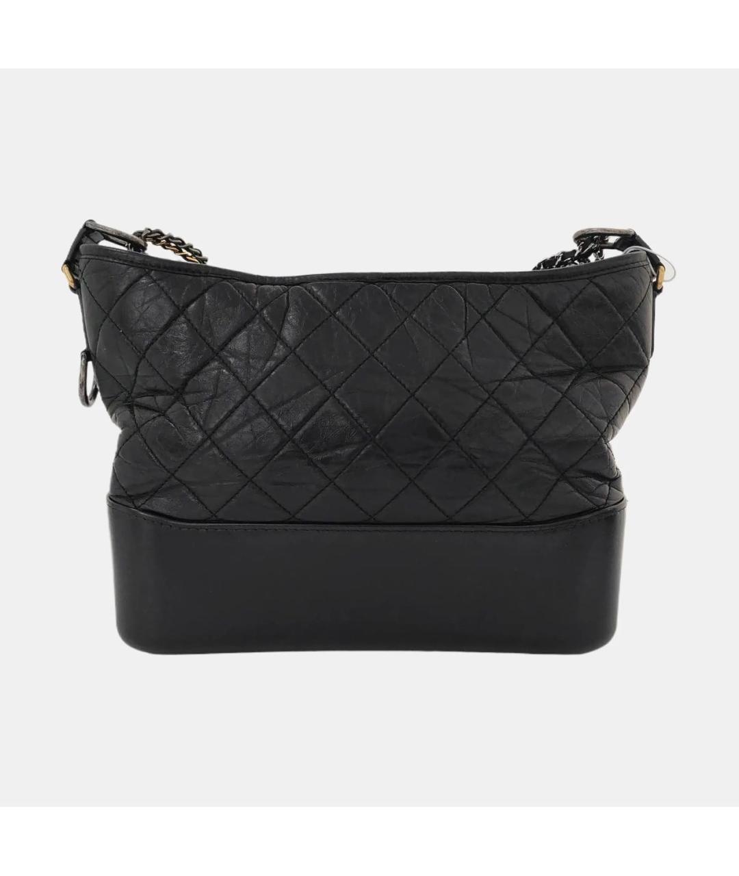 CHANEL Черная кожаная сумка тоут, фото 4