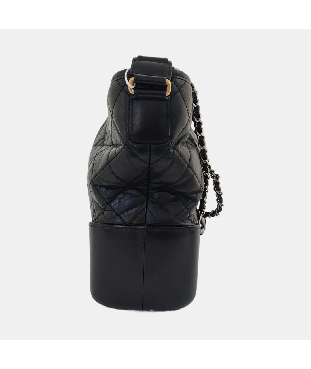 CHANEL Черная кожаная сумка тоут, фото 3