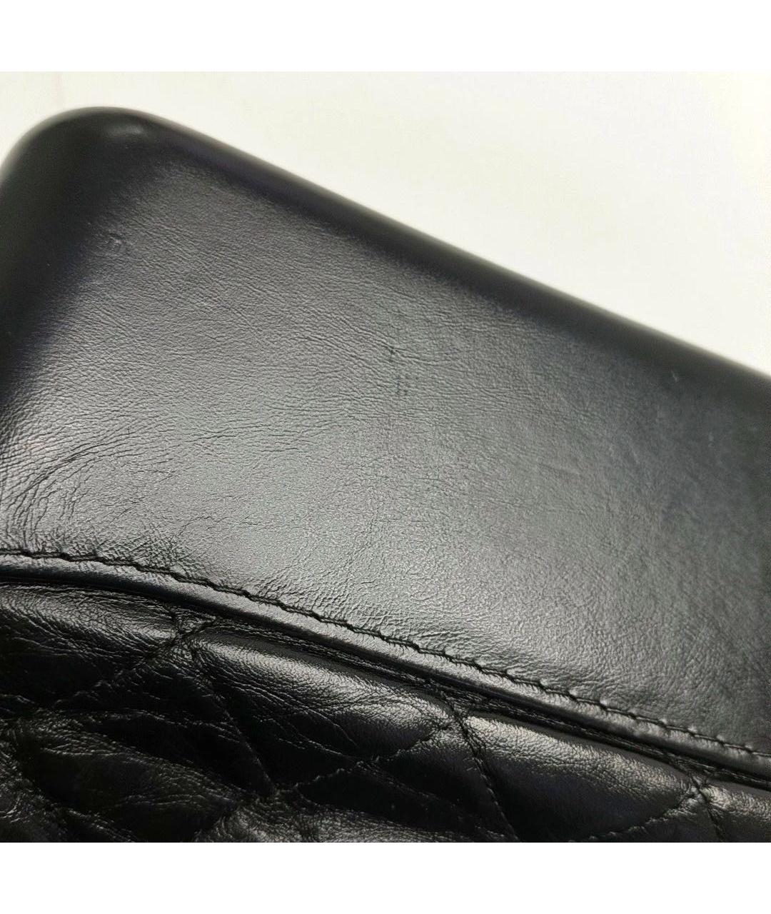 CHANEL Черная кожаная сумка тоут, фото 8