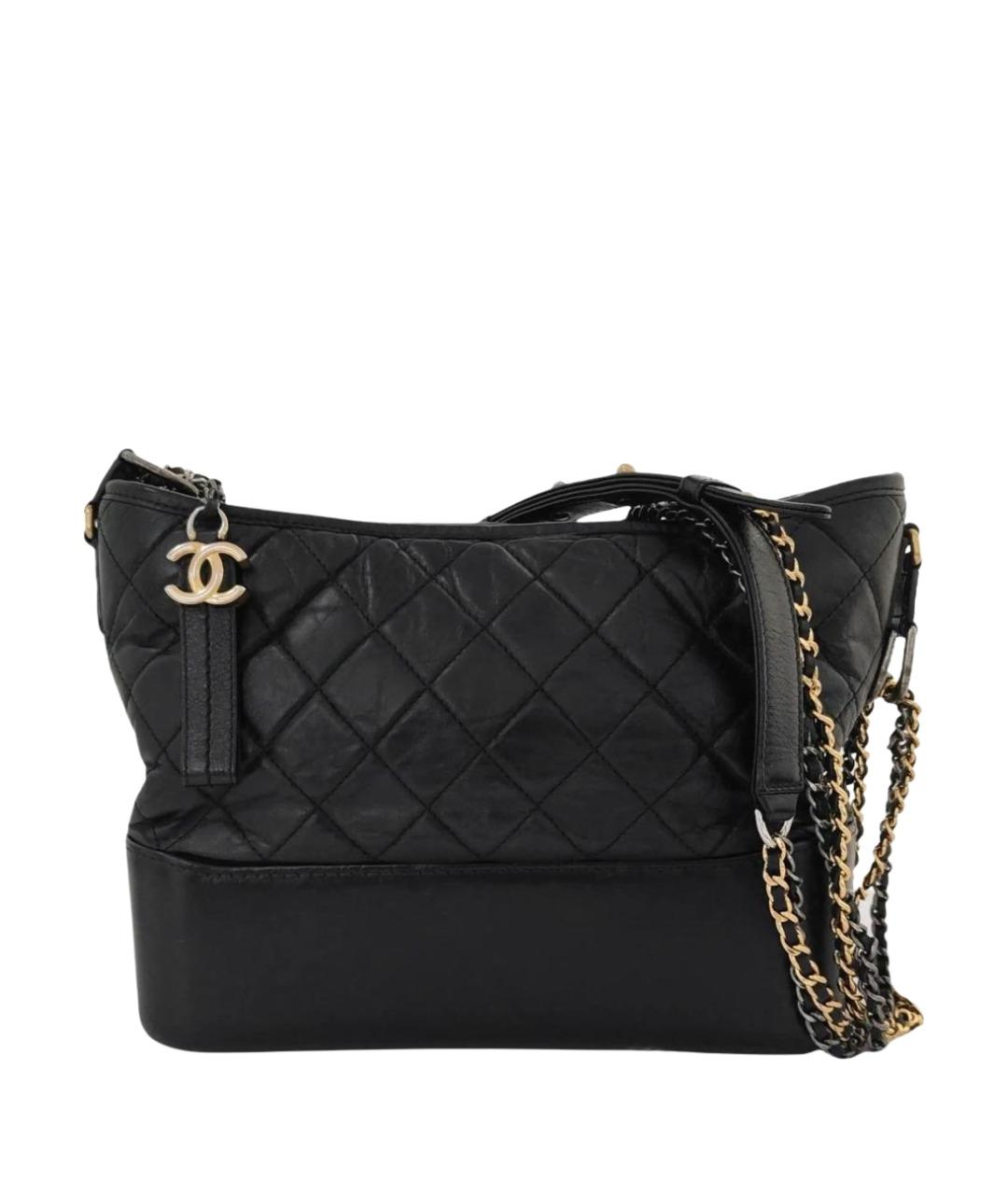 CHANEL Черная кожаная сумка тоут, фото 1