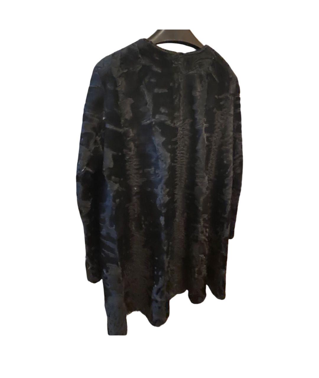 PHILIPP PLEIN Черная меховая шуба, фото 5