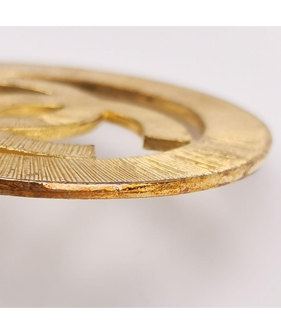 CHANEL Золотые позолоченные клипсы, фото 7