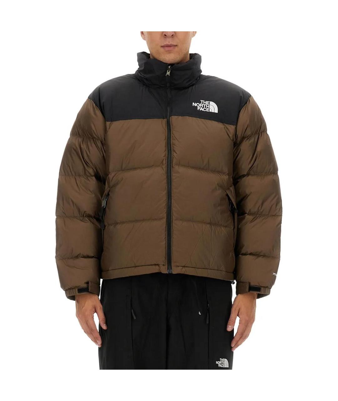 THE NORTH FACE Коричневый полиамидовый пуховик, фото 2