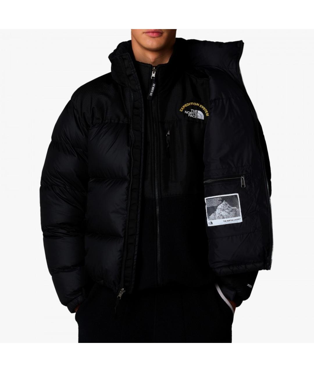 THE NORTH FACE Черный полиамидовый пуховик, фото 5