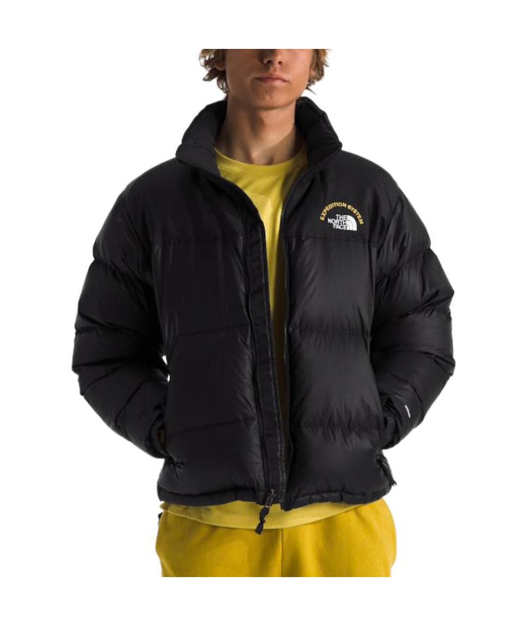 THE NORTH FACE Черный полиамидовый пуховик, фото 2
