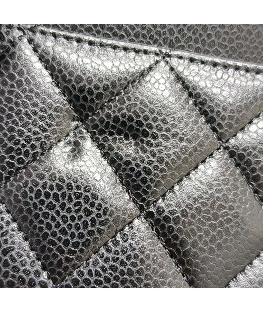 CHANEL Черная кожаная сумка через плечо, фото 7