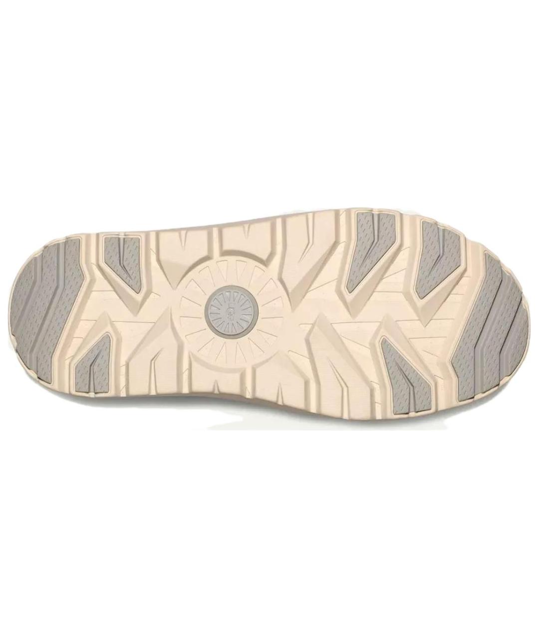 UGG AUSTRALIA Серые нубуковые низкие ботинки, фото 4