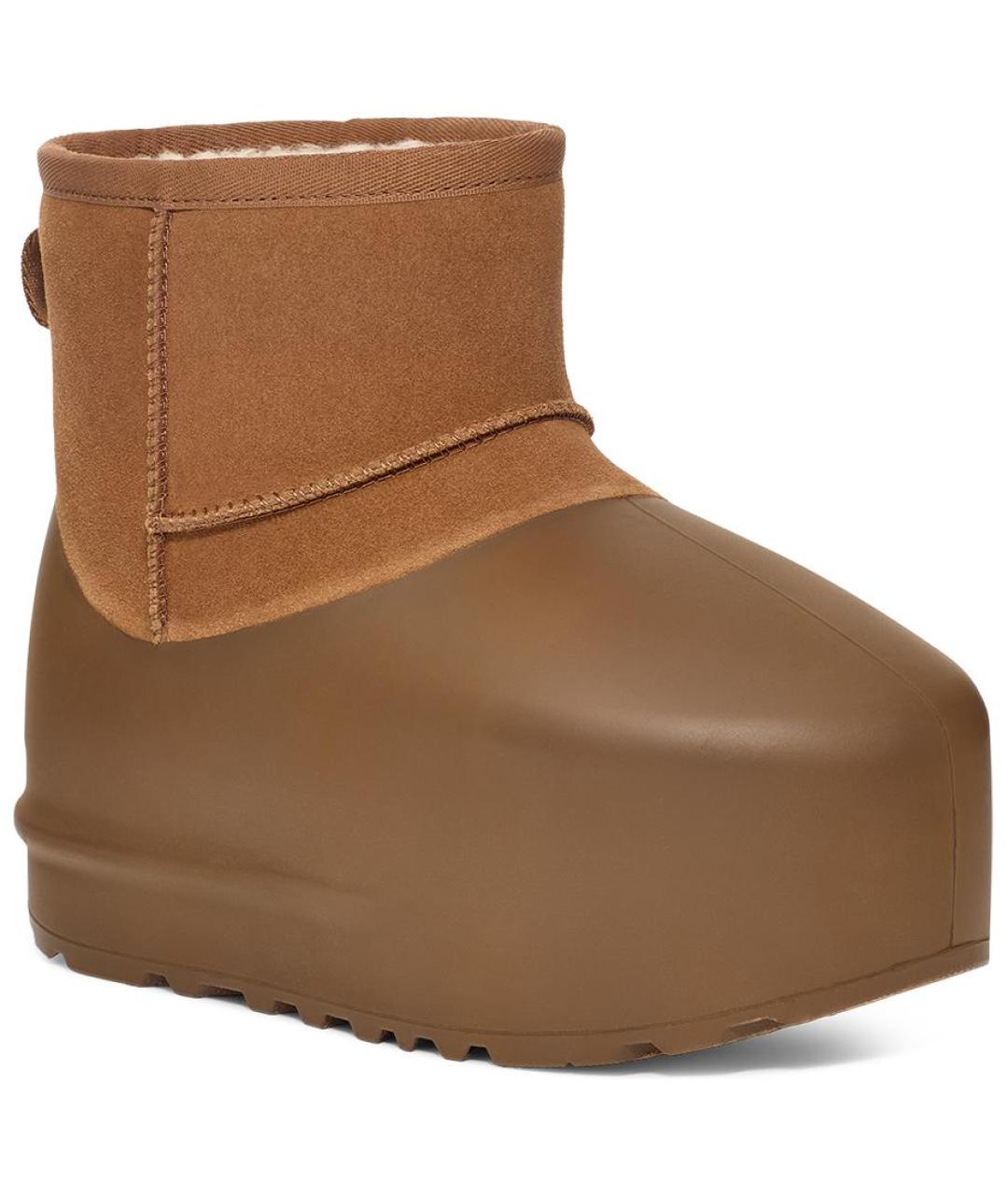 UGG AUSTRALIA Коричневые замшевые ботинки, фото 4