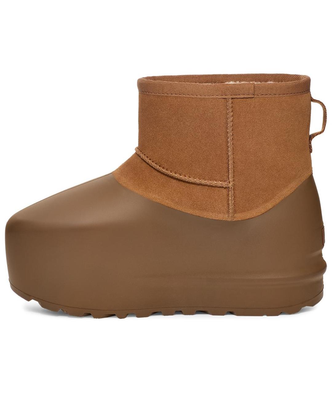 UGG AUSTRALIA Коричневые замшевые ботинки, фото 2