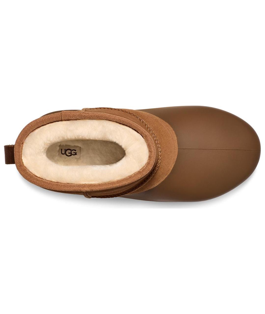 UGG AUSTRALIA Коричневые замшевые ботинки, фото 5