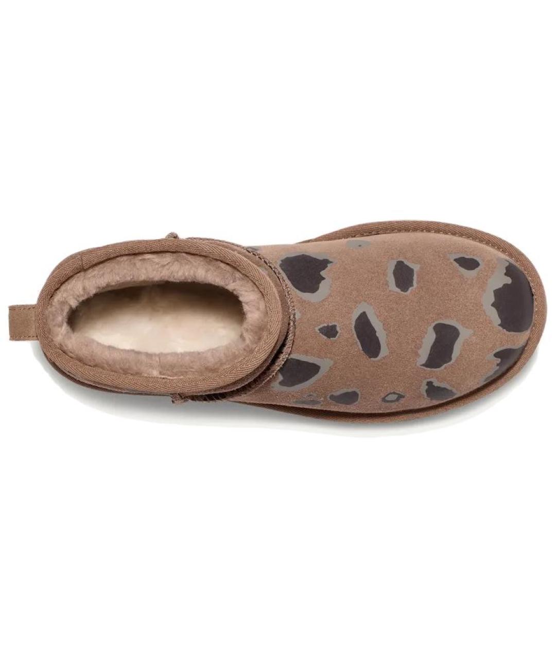 UGG AUSTRALIA Коричневые нубуковые ботинки, фото 5