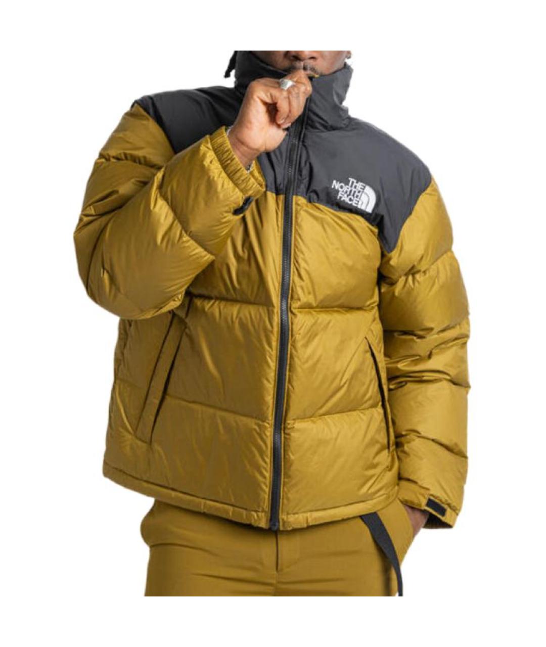 THE NORTH FACE Желтый пуховик, фото 3