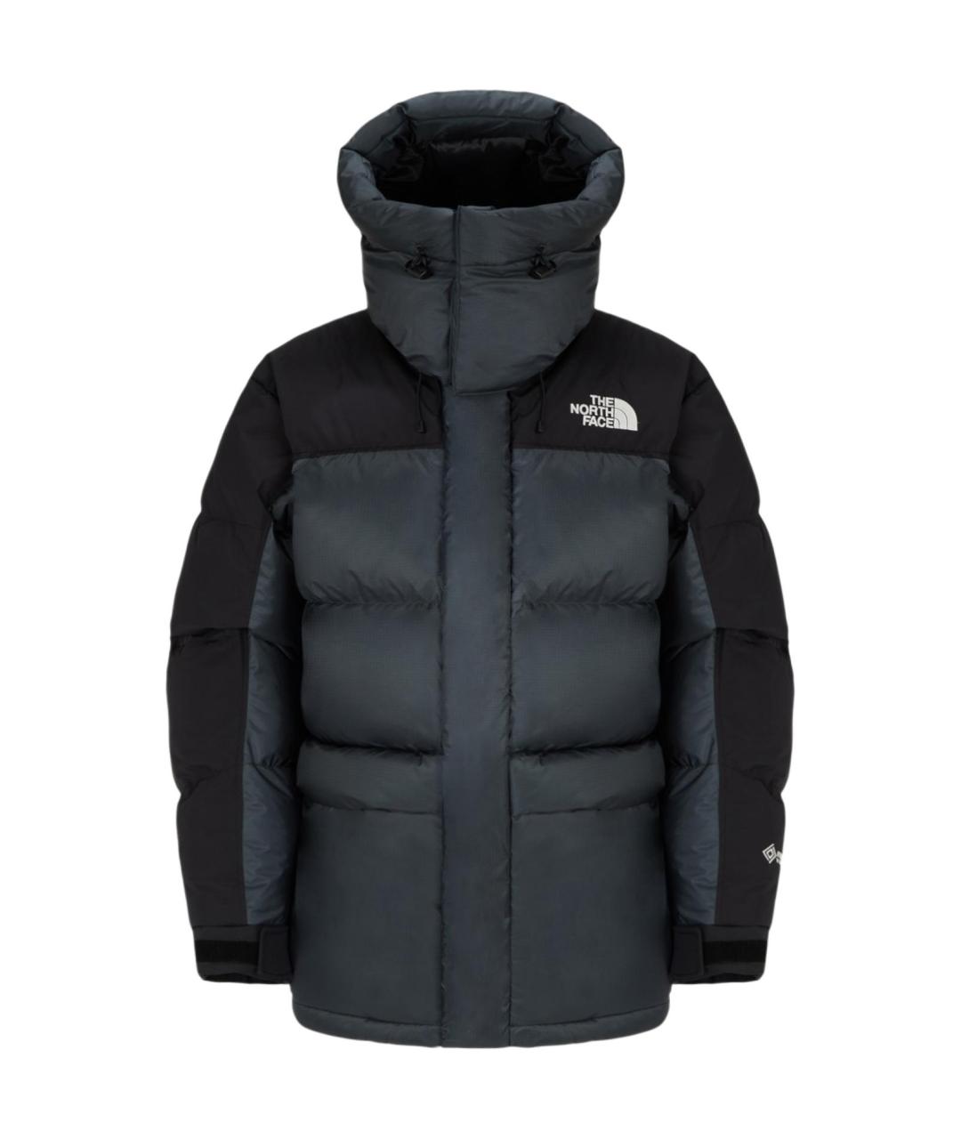 THE NORTH FACE Серый полиамидовый пуховик, фото 1