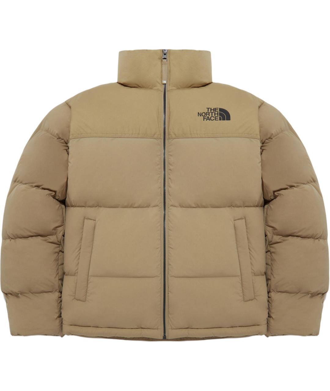 THE NORTH FACE Коричневый пуховик, фото 1