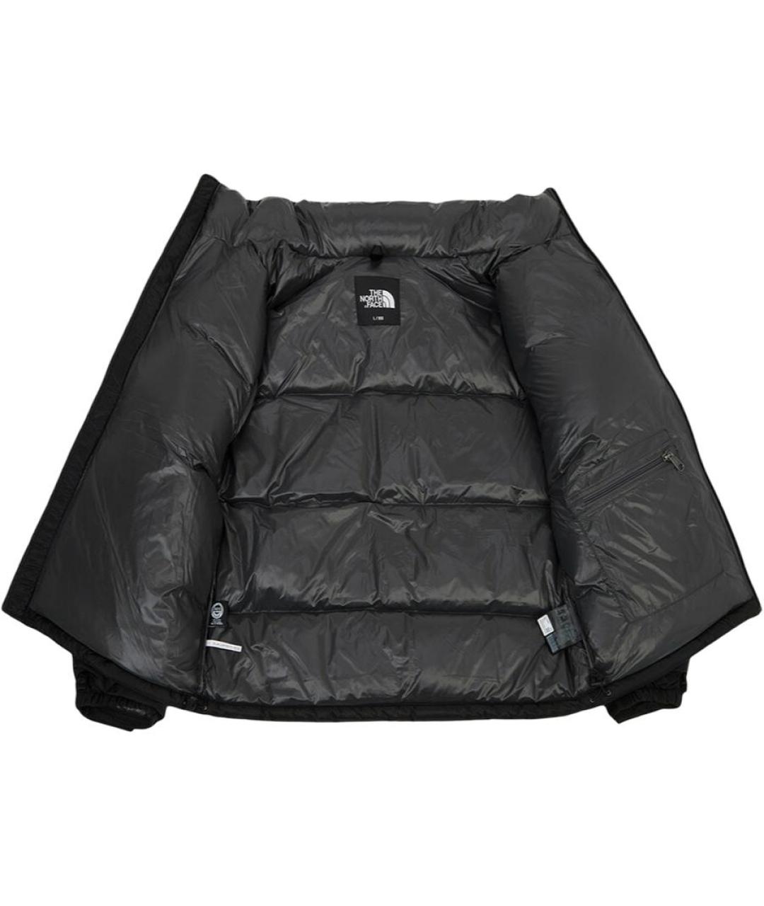 THE NORTH FACE Черный полиамидовый пуховик, фото 3