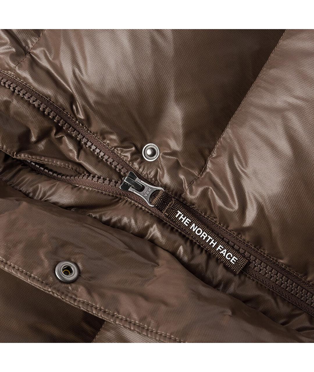 THE NORTH FACE Коричневый пуховик, фото 6