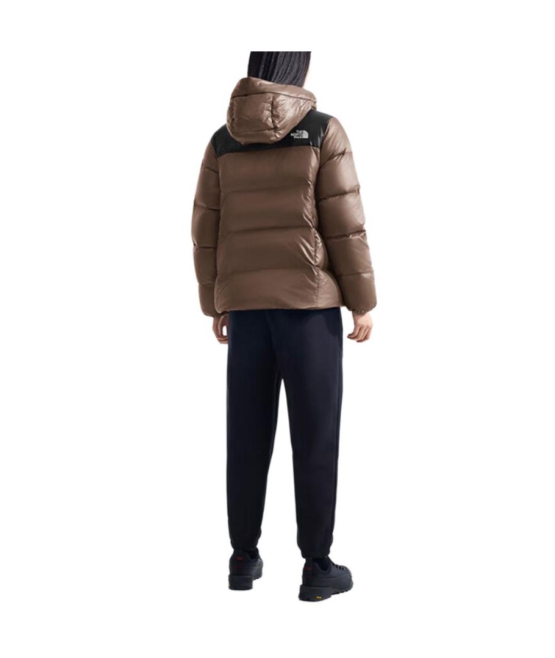 THE NORTH FACE Коричневый пуховик, фото 4