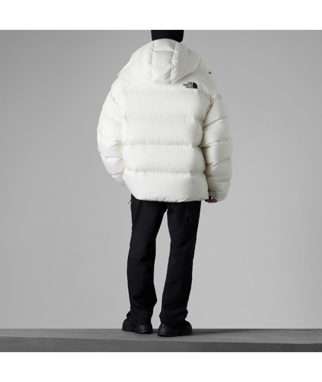 THE NORTH FACE Белый полиамидовый пуховик, фото 3