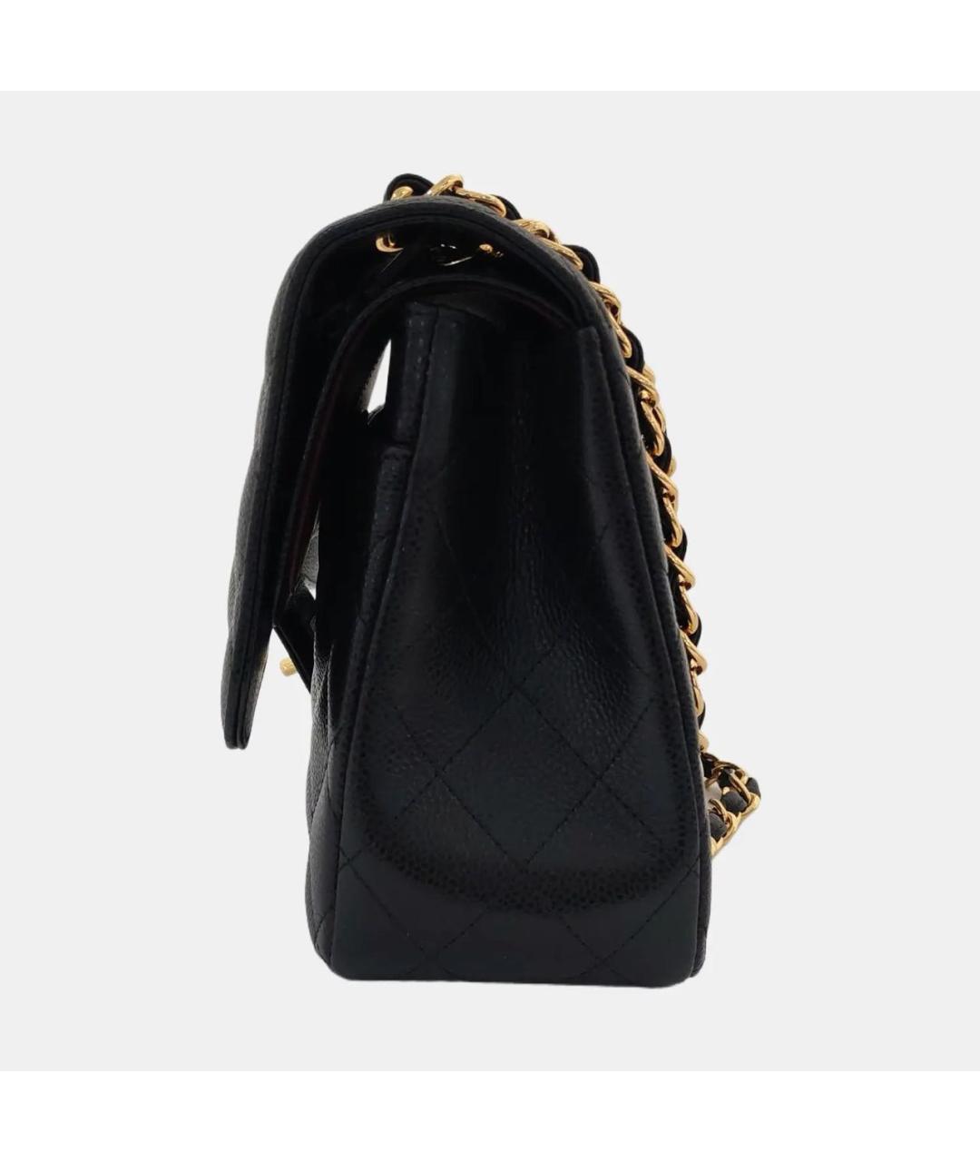 CHANEL Черная кожаная сумка тоут, фото 2