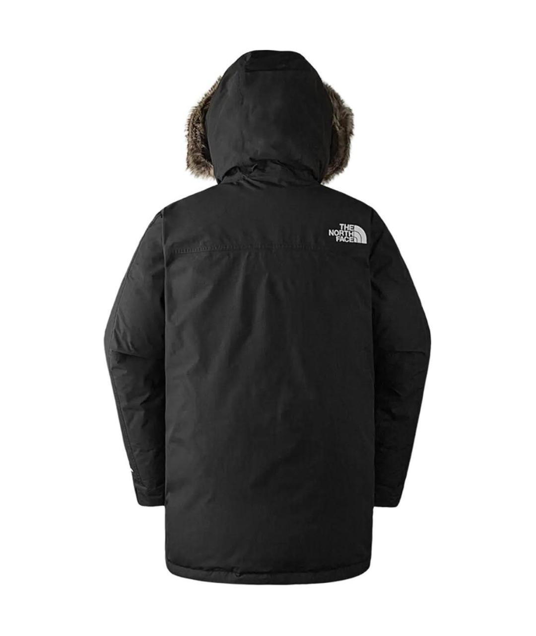 THE NORTH FACE Черный полиамидовый пуховик, фото 2