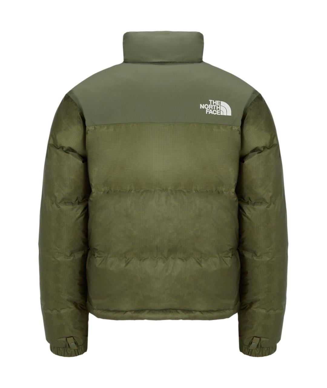 THE NORTH FACE Хаки полиамидовый пуховик, фото 3