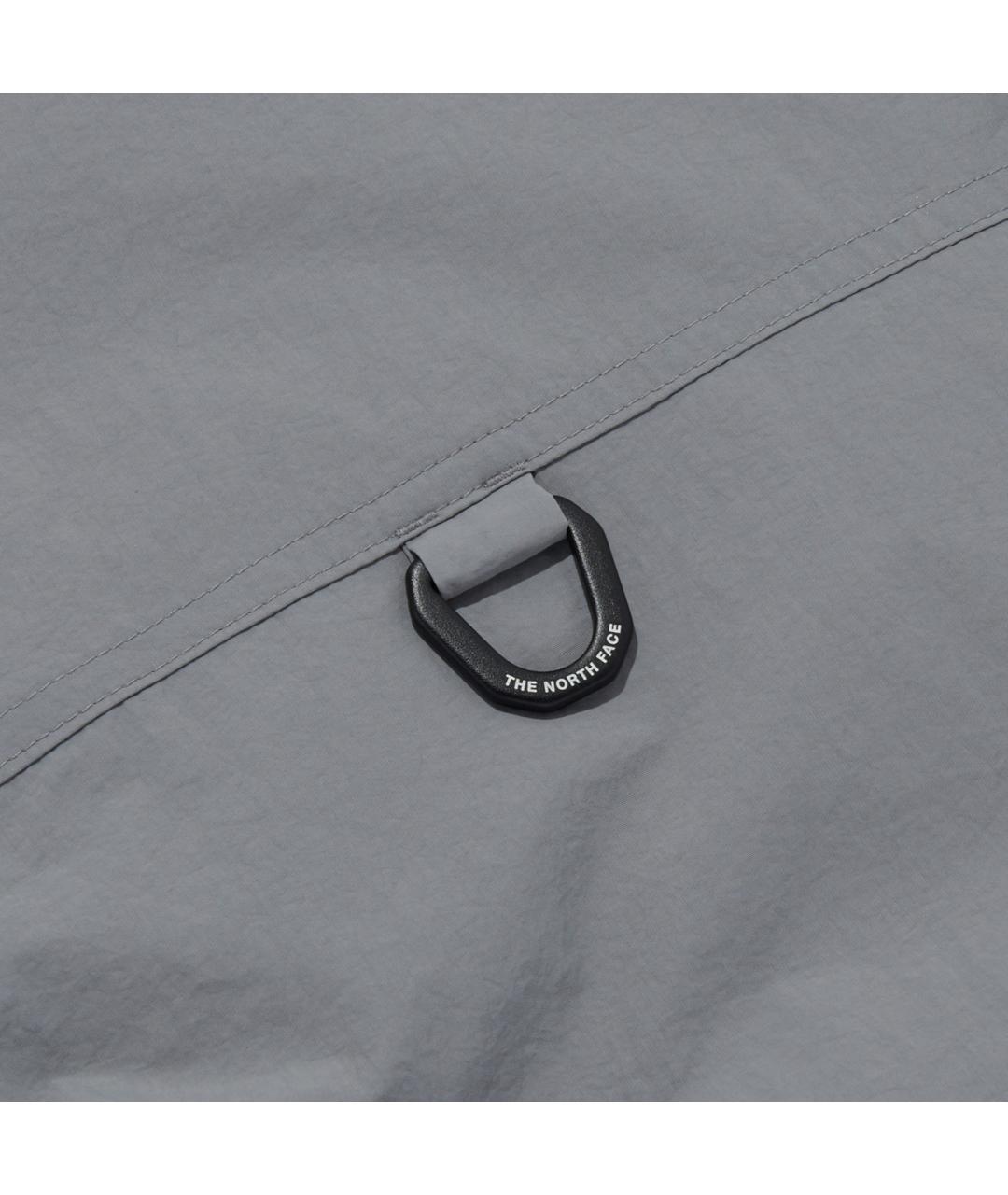 THE NORTH FACE Серый полиамидовый пуховик, фото 4