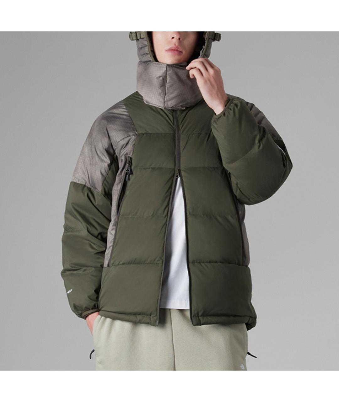 THE NORTH FACE Зеленый пуховик, фото 4