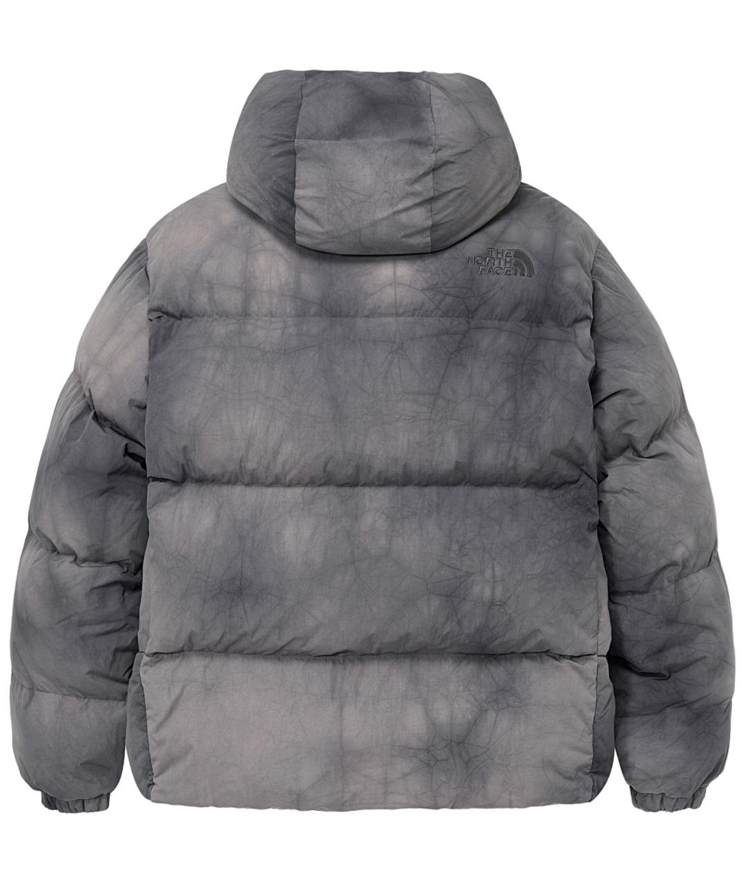 THE NORTH FACE Серый полиамидовый пуховик, фото 2