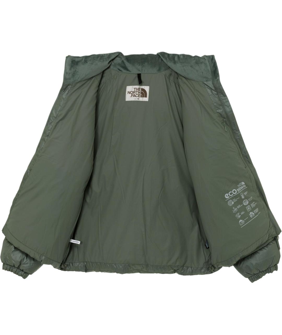 THE NORTH FACE Зеленый пуховик, фото 3
